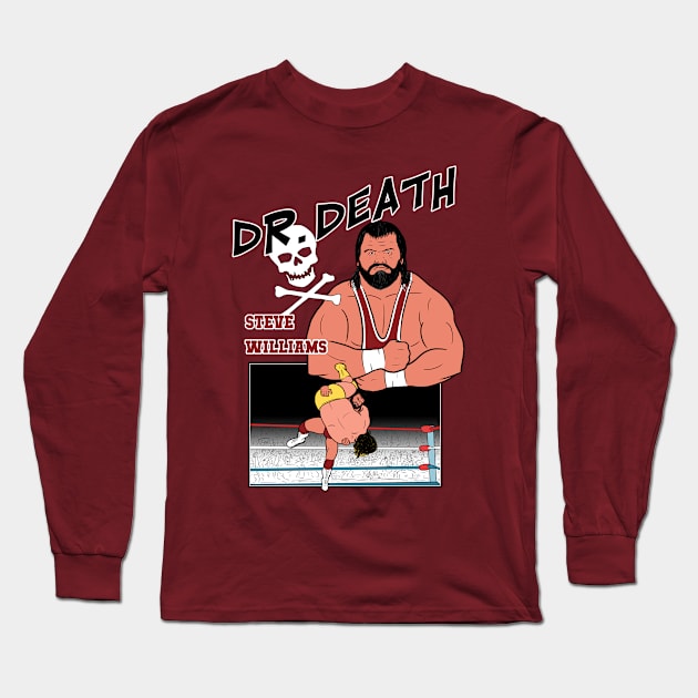 Dr Death Long Sleeve T-Shirt by jasonwulf